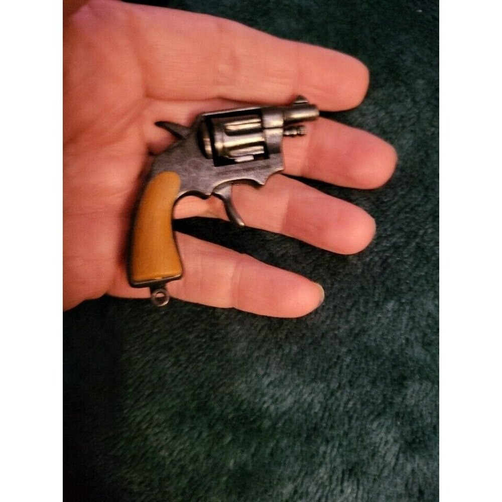 Vintage Colt 45 Pistol Mini Cap Gun Key Chain - Picture 2 of 9